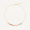 Necklaces-Marco Bicego 18K Yellow Gold Lightweight Tourmaline Necklace Yellowgold