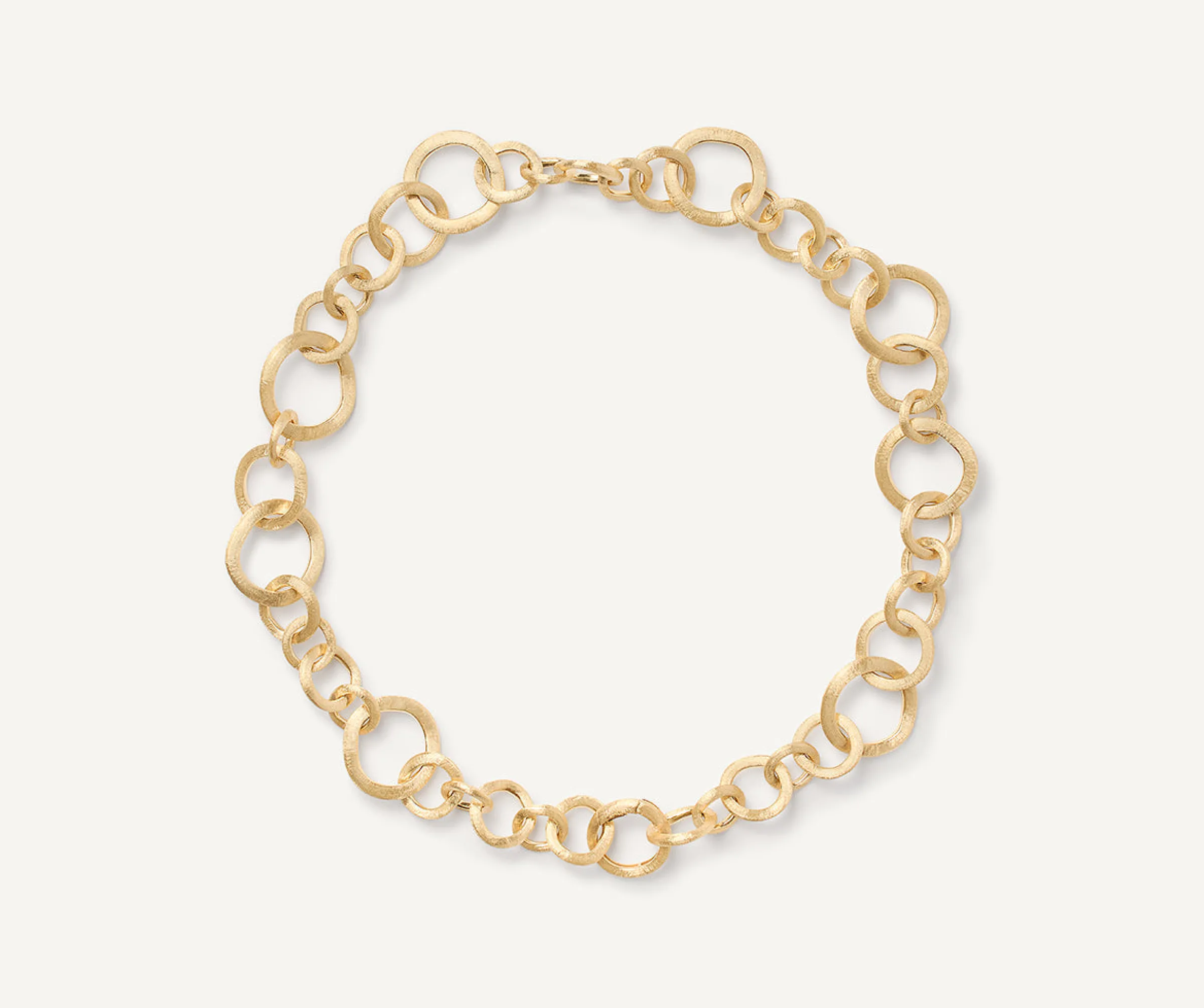 Necklaces-Marco Bicego 18K Yellow Gold Link Collar Necklace Yellowgold