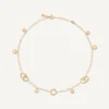 Necklaces-Marco Bicego 18K Yellow Gold Link u0026 Charm Necklace Yellowgold