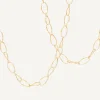 Necklaces-Marco Bicego 18K Yellow Gold Long Link Necklace Yellowgold