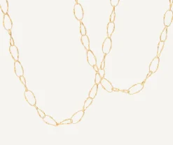 Necklaces-Marco Bicego 18K Yellow Gold Long Link Necklace Yellowgold