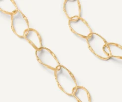 Necklaces-Marco Bicego 18K Yellow Gold Long Link Necklace Yellowgold