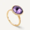 Rings-Marco Bicego 18K Yellow Gold Medium Amethyst Ring YellowGold