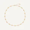 Necklaces-Marco Bicego 18K Yellow Gold Medium Bean Adjustable Necklace Yellowgold