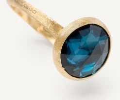 Rings-Marco Bicego 18K Yellow Gold Medium Gemstone Ring Yellowgold