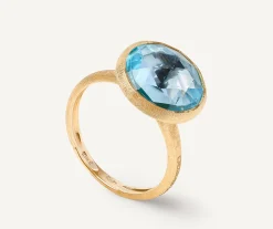 Rings-Marco Bicego 18K Yellow Gold Medium Gemstone Ring Yellowgold