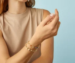 Bracelets-Marco Bicego 18K Yellow Gold Mixed Bead Bracelet Yellowgold