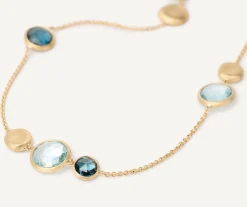 Necklaces-Marco Bicego 18K Yellow Gold Mixed Topaz Necklace Yellowgold