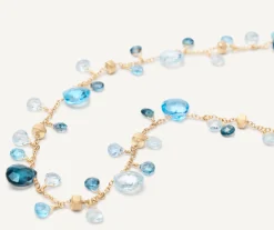 Necklaces-Marco Bicego 18K Yellow Gold Mixed Topaz Single-Strand Necklace Yellowgold