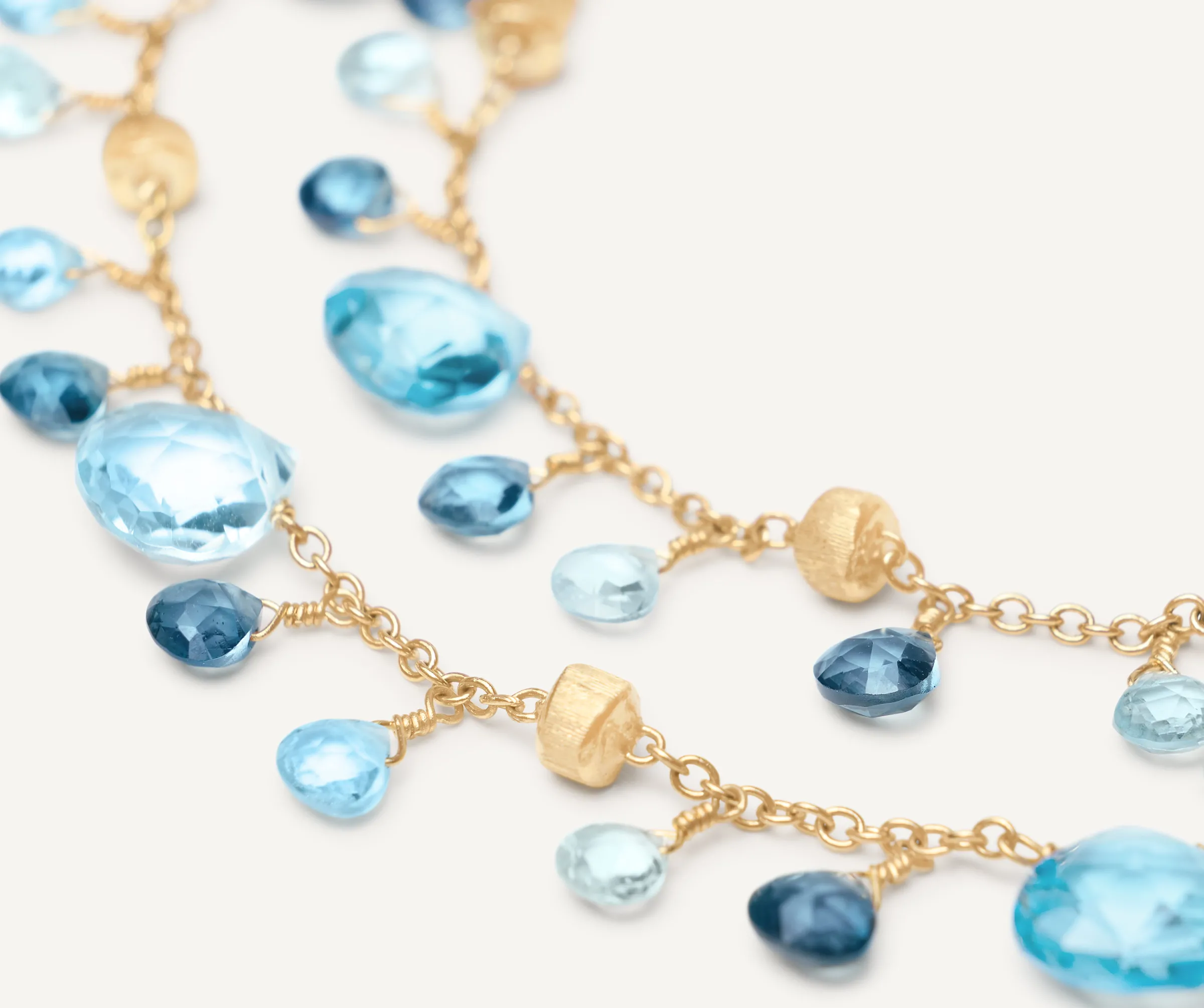 Bracelets-Marco Bicego 18K Yellow Gold Mixed Topaz Double-Strand Bracelet Yellowgold