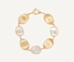 Bracelets-Marco Bicego 18K Yellow Gold Mother of Pearl Bracelet Yellowgold