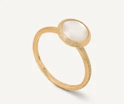 Rings-Marco Bicego 18K Yellow Gold Mother of Pearl Stackable Ring YellowGold