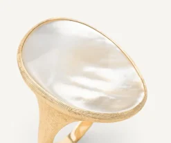 Rings-Marco Bicego 18K Yellow Gold Mother of Pearl Ring Yellowgold
