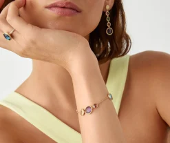 Bracelets-Marco Bicego 18K Yellow Gold Multicolored Bracelet Yellowgold