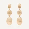 Earrings-Marco Bicego 18K Yellow Gold Oval Gold Drop Earrings Yellowgold