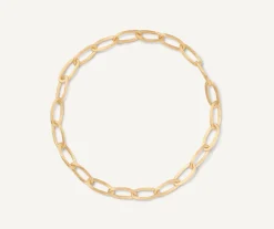 Necklaces-Marco Bicego 18K Yellow Gold Oval Link Necklace Yellowgold