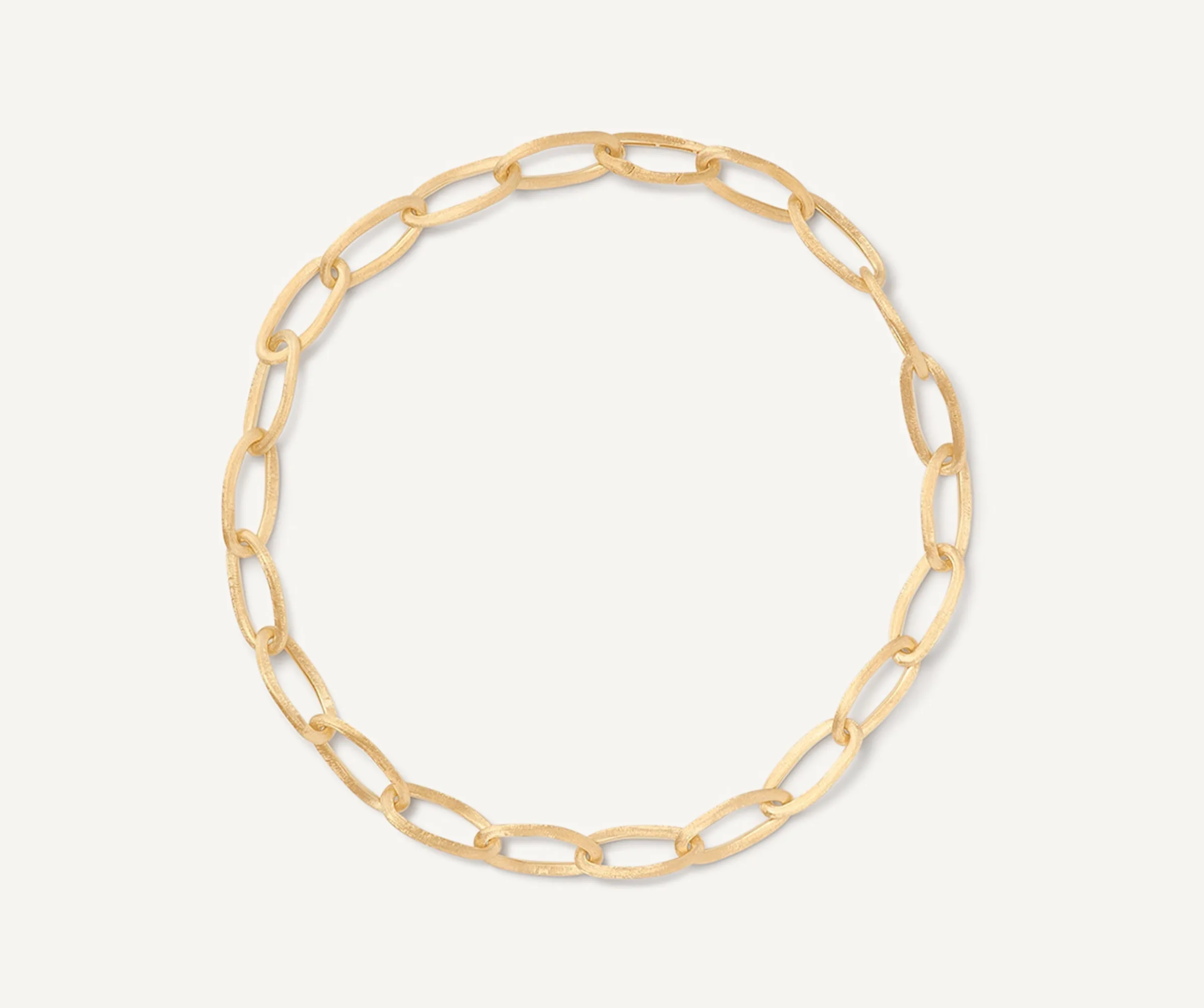Necklaces-Marco Bicego 18K Yellow Gold Oval Link Necklace Yellowgold