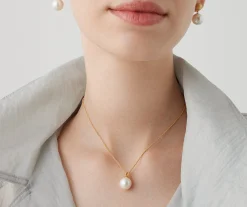 Pendants | Necklaces-Marco Bicego 18K Yellow Gold Pearl Pendant Necklace Yellowgold