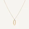 Necklaces | Pendants-Marco Bicego 18K Yellow Gold Pendant Necklace with Diamond Accent Yellowgold