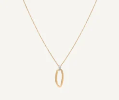 Necklaces | Pendants-Marco Bicego 18K Yellow Gold Pendant Necklace with Diamond Accent Yellowgold