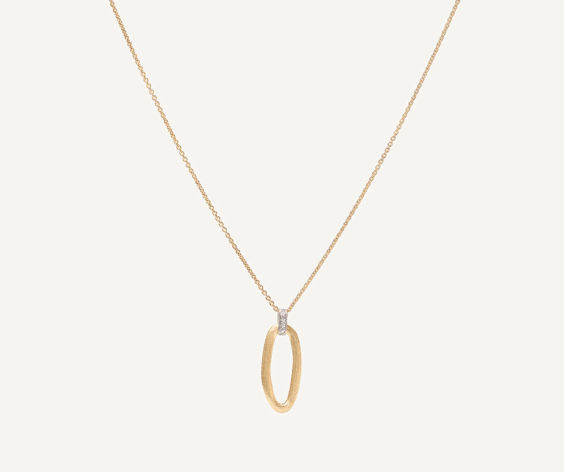 Necklaces | Pendants-Marco Bicego 18K Yellow Gold Pendant Necklace with Diamond Accent Yellowgold
