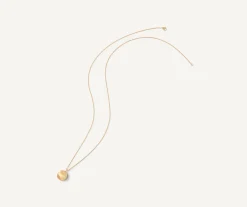 Pendants | Necklaces-Marco Bicego 18K Yellow Gold Pendant Necklace With Diamond Accents, Long Yellowgold