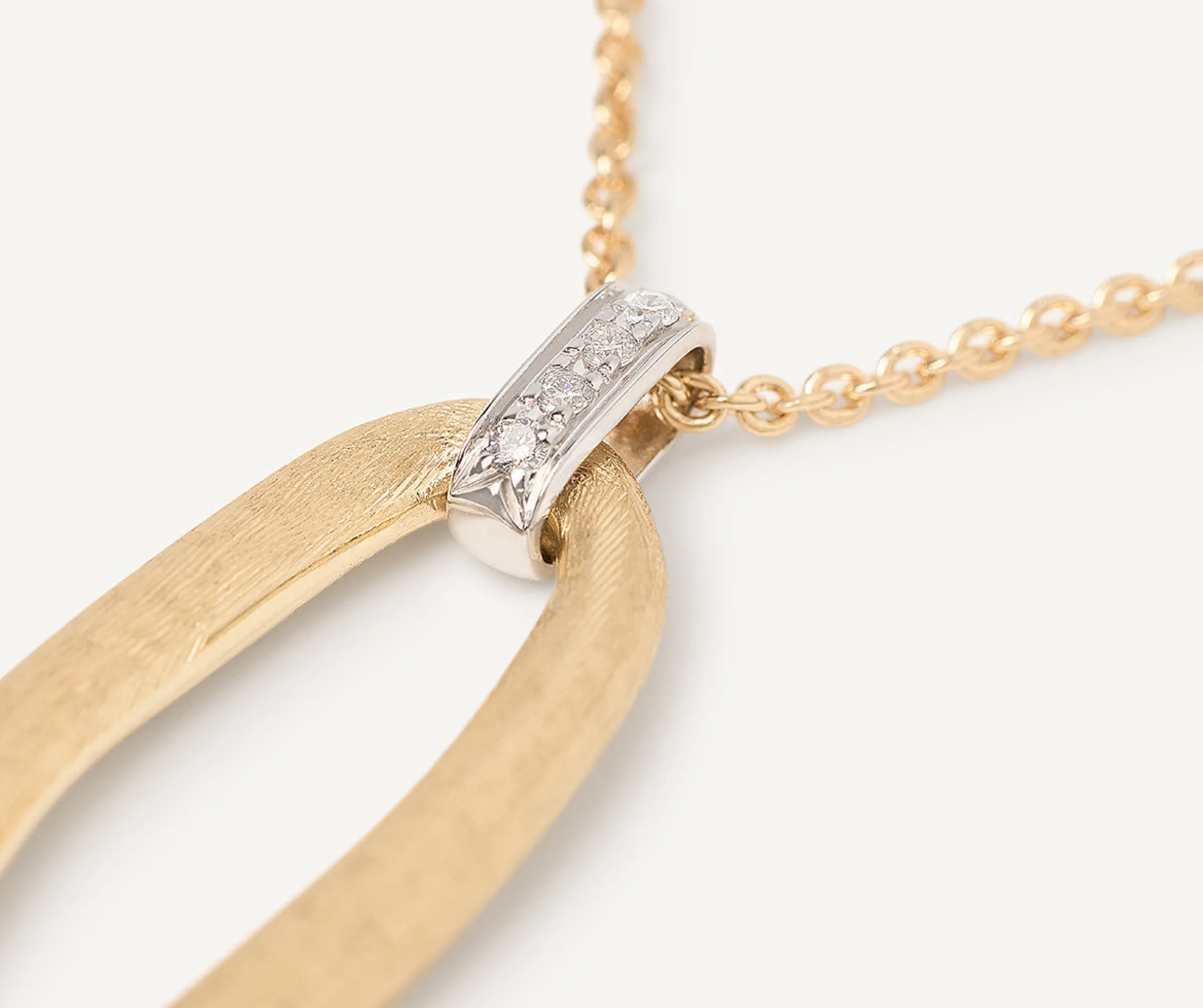Necklaces | Pendants-Marco Bicego 18K Yellow Gold Pendant Necklace with Diamond Accent Yellowgold