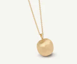 Pendants | Necklaces-Marco Bicego 18K Yellow Gold Pendant Necklace With Diamond Accents, Long Yellowgold