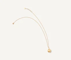 Pendants | Necklaces-Marco Bicego 18K Yellow Gold Pendant Necklace With Diamond Accents Yellowgold