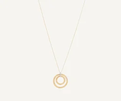 Pendants | Necklaces-Marco Bicego 18K Yellow Gold Pendant With Diamonds, Long Yellowgold