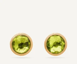 Earrings-Marco Bicego 18K Yellow Gold Peridot Stud Earrings YellowGold
