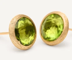 Earrings-Marco Bicego 18K Yellow Gold Peridot Stud Earrings YellowGold