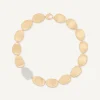 Necklaces-Marco Bicego 18K Yellow Gold Petal Collar Necklace With Diamonds Yellowgold