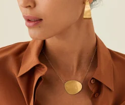 Pendants | Necklaces-Marco Bicego 18K Yellow Gold Petal Pendant Necklace Yellowgold