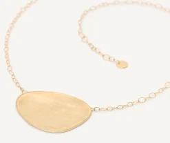 Pendants | Necklaces-Marco Bicego 18K Yellow Gold Petal Pendant Necklace Yellowgold