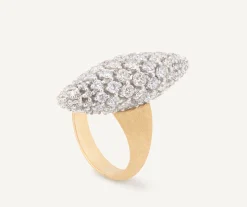 Rings-Marco Bicego 18K Yellow Gold Ring With Diamond Element Yellowgold