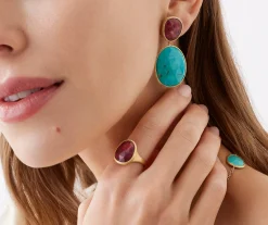 Rings-Marco Bicego 18K Yellow Gold Ring with Thulite Yellowgold