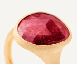 Rings-Marco Bicego 18K Yellow Gold Ring with Thulite Yellowgold