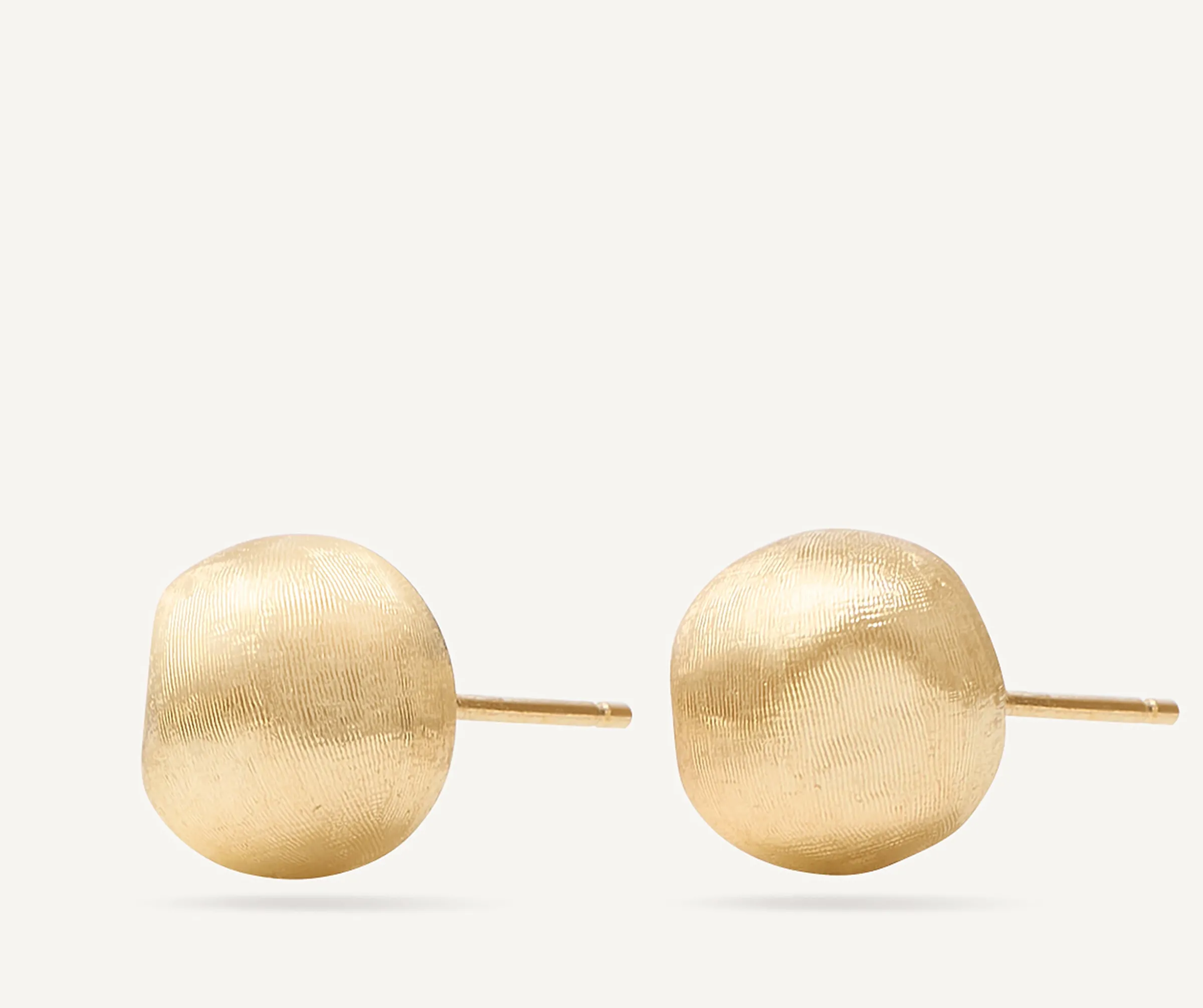 Earrings-Marco Bicego 18K Yellow Gold Round Studs, Small Yellowgold