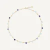 Necklaces-Marco Bicego 18K Yellow Gold Single-Strand Topaz u0026 Iolite Necklace Yellowgold