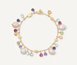 Bracelets-Marco Bicego 18K Yellow Gold Single-Strand Gemstone Bracelet With Freshwater Pearls Yellowgold