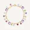 Bracelets-Marco Bicego 18K Yellow Gold Single-Strand Gemstone Bracelet, Amethyst Accents Yellowgold