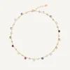 Necklaces-Marco Bicego 18K Yellow Gold Single-Strand Gemstone Necklace Yellowgold