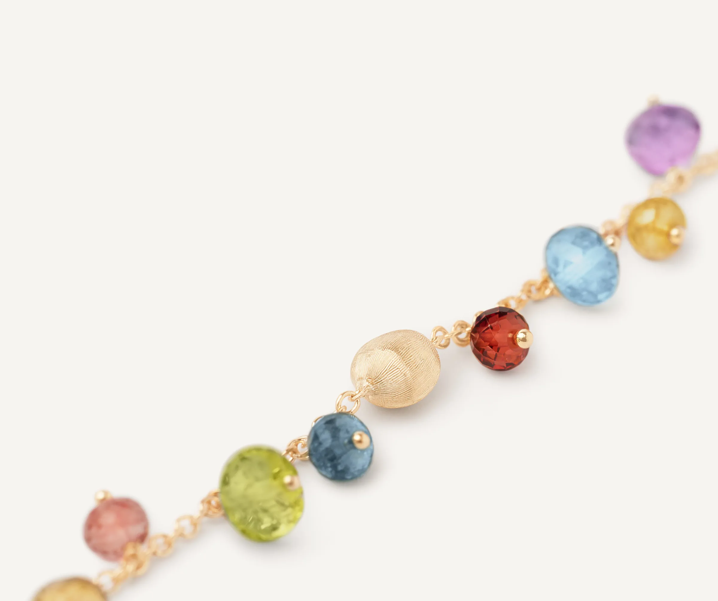 Bracelets-Marco Bicego 18K Yellow Gold Single-Strand Mixed Gemstone Bracelet Yellowgold