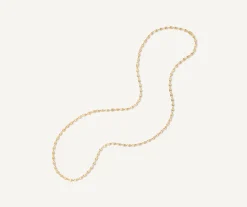 Necklaces-Marco Bicego 18K Yellow Gold Small Link Convertible Necklace Yellowgold