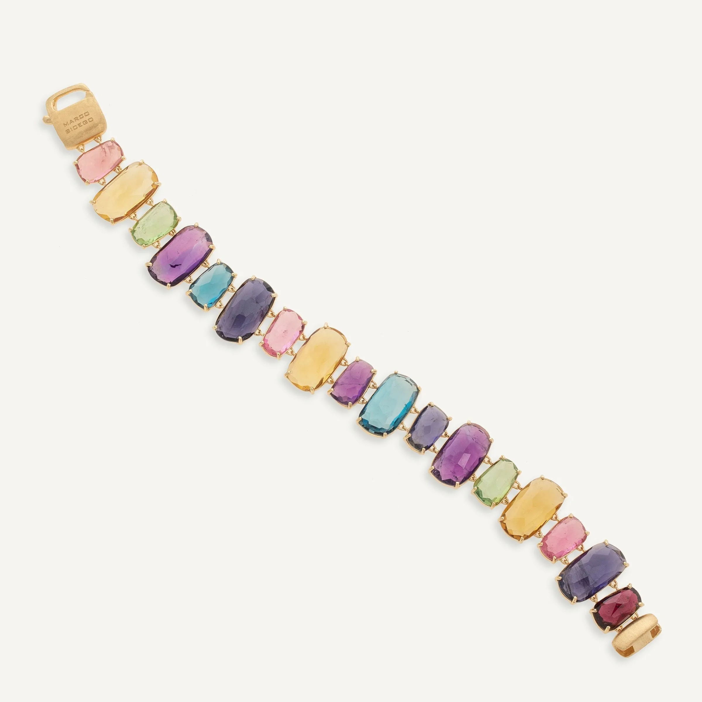 Bracelets-Marco Bicego 18K Yellow Gold Statement Round Gemstone Bracelet Yellowgold