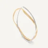 Bracelets-Marco Bicego 18K Yellow Gold 2-Strand Bangle With Diamonds Yellowgold