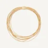 Necklaces-Marco Bicego 18K Yellow Gold 9-Strand Coil Necklace Yellowgold