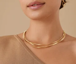Necklaces-Marco Bicego 18K Yellow Gold 3-Strand Coil Necklace Yellowgold