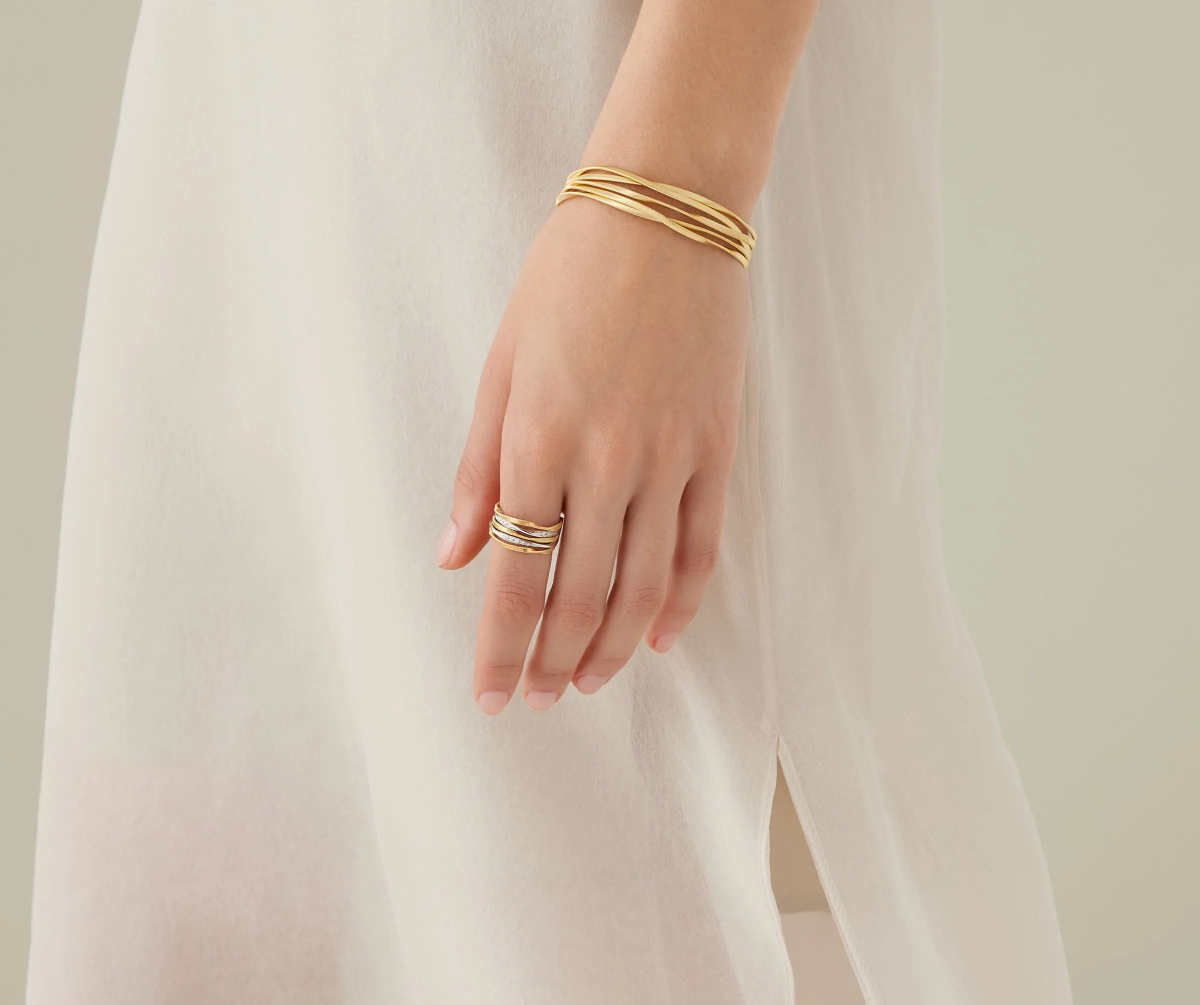 Bracelets-Marco Bicego 18K Yellow Gold 5-Strand Coil Bracelet Yellowgold